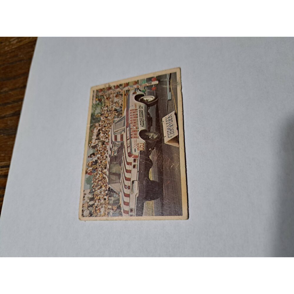 Vintage 1965 Hot Rod Magazine #18 Spec Sheet Dodge Super Stock Trading Card